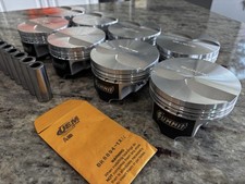 Summit Sum-17407c-20 Forged Ls Pistons 4.020 Bore Flat Top .927 Pin Set Of 8
