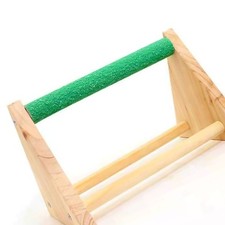 Bird Perch Table Top Stand Portable Automatic Trimming Bird Training