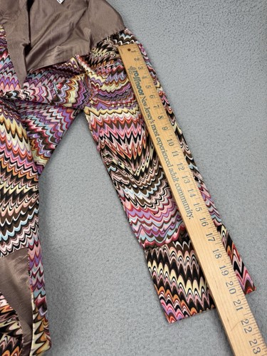Grace Chuang New York Open Long Jacket Blazer Sz Small Wavy Colorful Long Sleeve - Picture 14 of 18