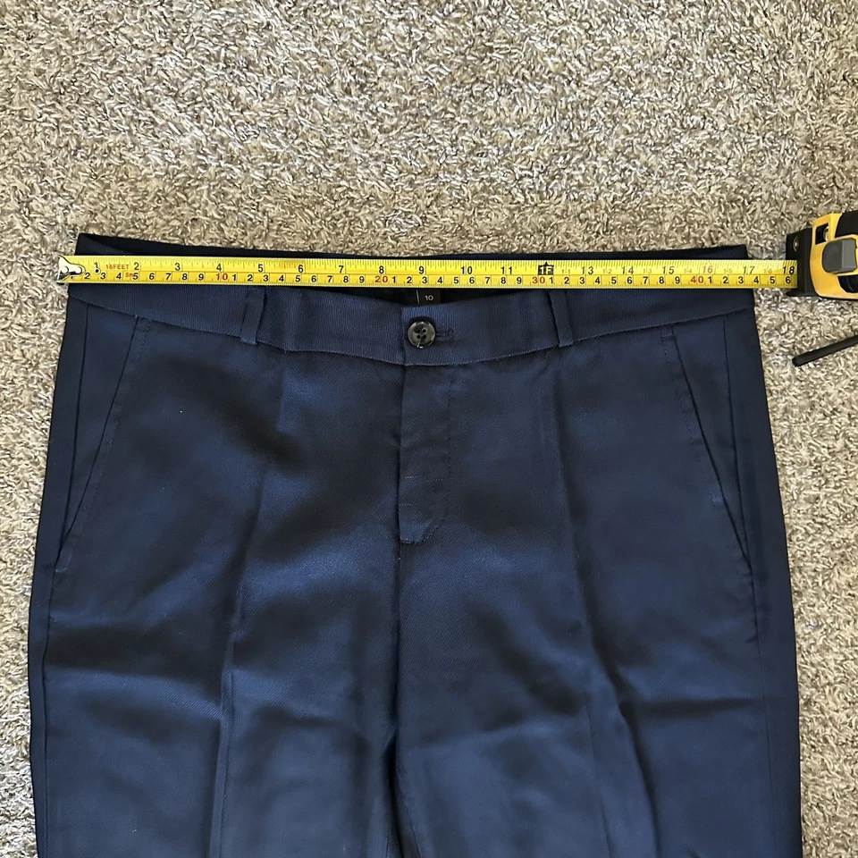 Pantalón acampanado Banana Republic azul marino oscuro #pantalones acampanados Foto 4 de 4