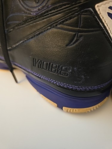 Size 9 - Nike Zoom Kobe 2 Lite White Varsity Purple - Picture 14 of 17