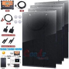 400W Mono Solar Panel 25.2% High Efficiency Farm Home Shed Rooftop On/Off Grid