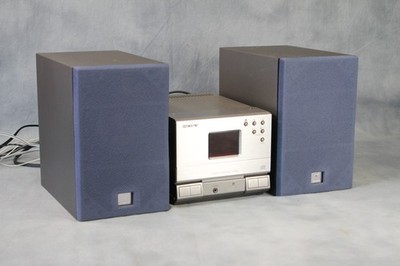 Sony HCD-T1 Compact Component System Micro HiFi CD Tuner SA-N1 Powered Speakers 