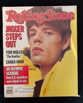Rolling Stone Magazine Mick Jagger Issue No 441 Feb 14, 1985