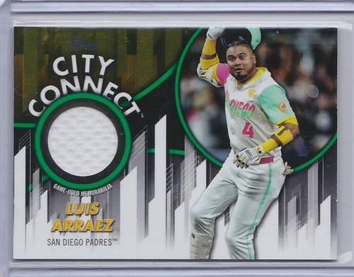 2026 Topps Series 1 LUIS ARRAEZ San Diego Padres GAME USED CITY CONNECT #'d /99