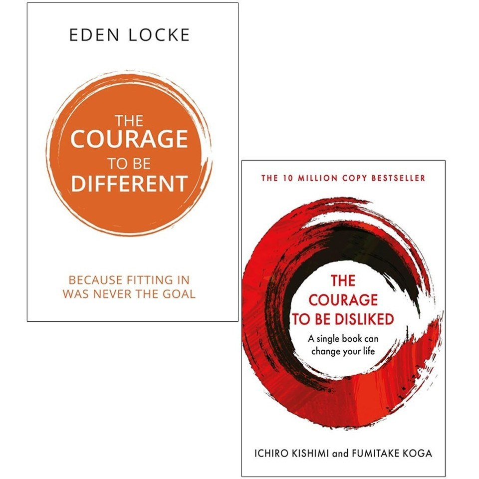 Courage To Be Different Eden Locke,Courage To Be Disliked 2 Books Collection Set