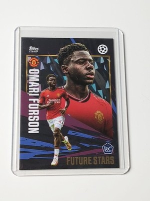 Topps x Whip UCC 2022 Omari Forson Manchester United Rookie RC Future Stars Ice