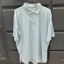 Peter Millar Summer Comfort Blue Stripe XXL Polo