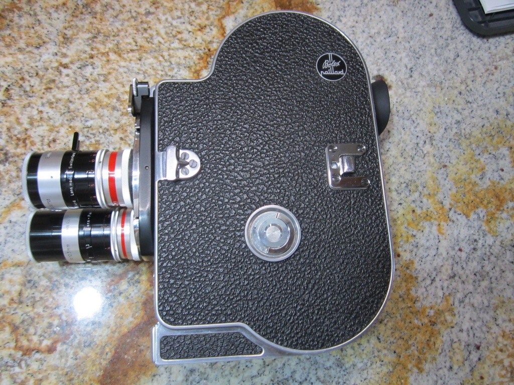 BOLEX REX-4 H8 REFLEX 8MM MOVIE CAMERA, KERN MACRO-SWITAR PRESET C