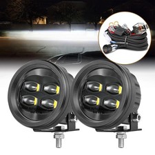 2x 3.5 80w Sae Led Fog Lights Street Legal Wide Cornering Dot Approved Wwiring 2x 3.5 80w Sae Led Fog Lights Street Legal Wide Cornering Dot Approved Wwiring