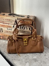 Vintage Distressed Padlock Crossbody Bag Women’s Handbag