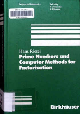 Prime numbers and computer methods for factorization Hans Riesel. Progre 2508742