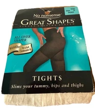 New Great Shapes No Nonsense Size B Ivory Tights
