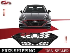 Hyundai Sonata Fits 2020-2023 Front Bumper Grille With Sensor & Camera Hole