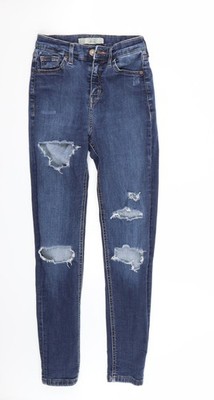 Skinny-Damenjeans UK-Größe 25 von Topshop normale Passform