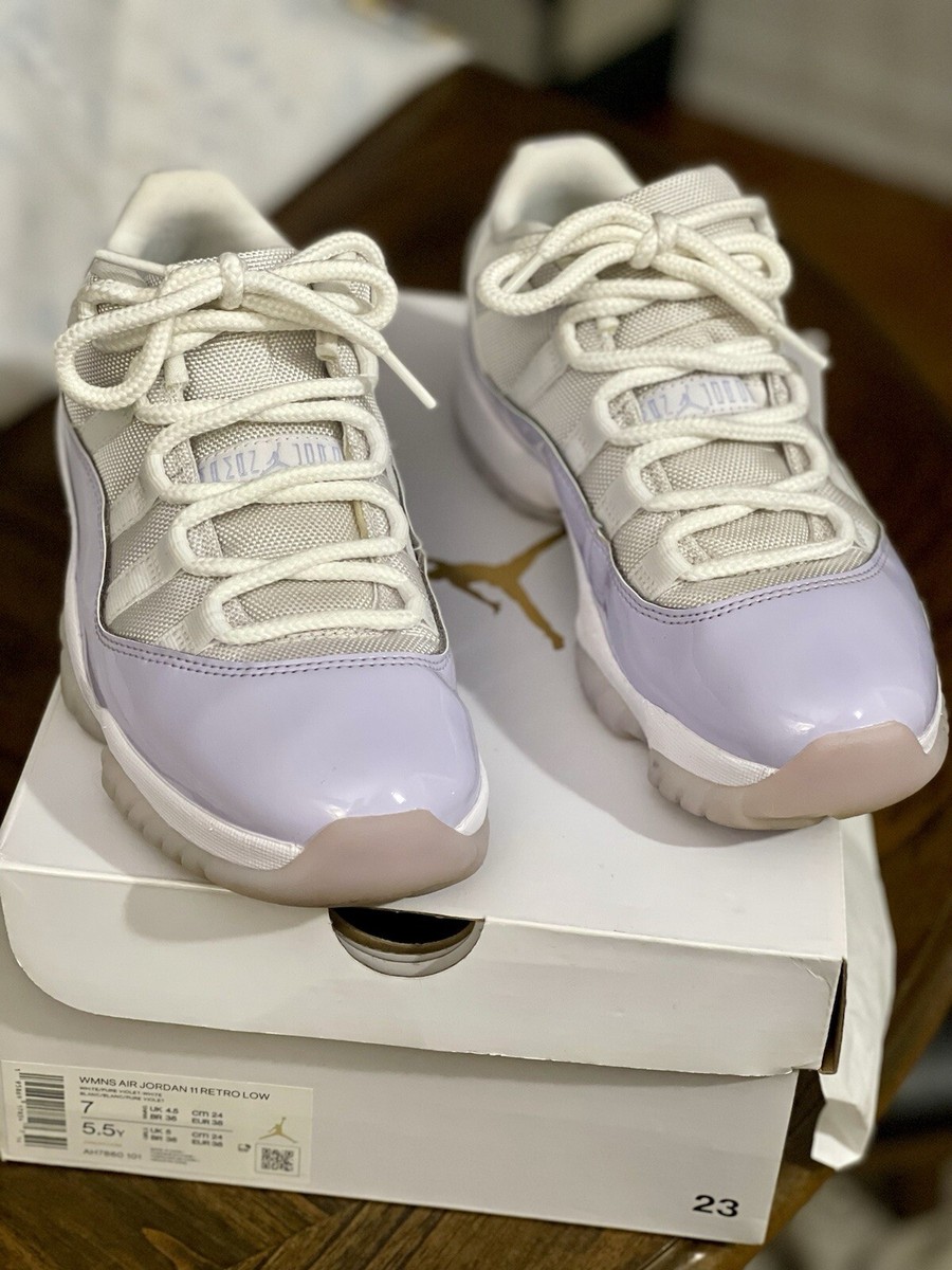 purple retro 11s
