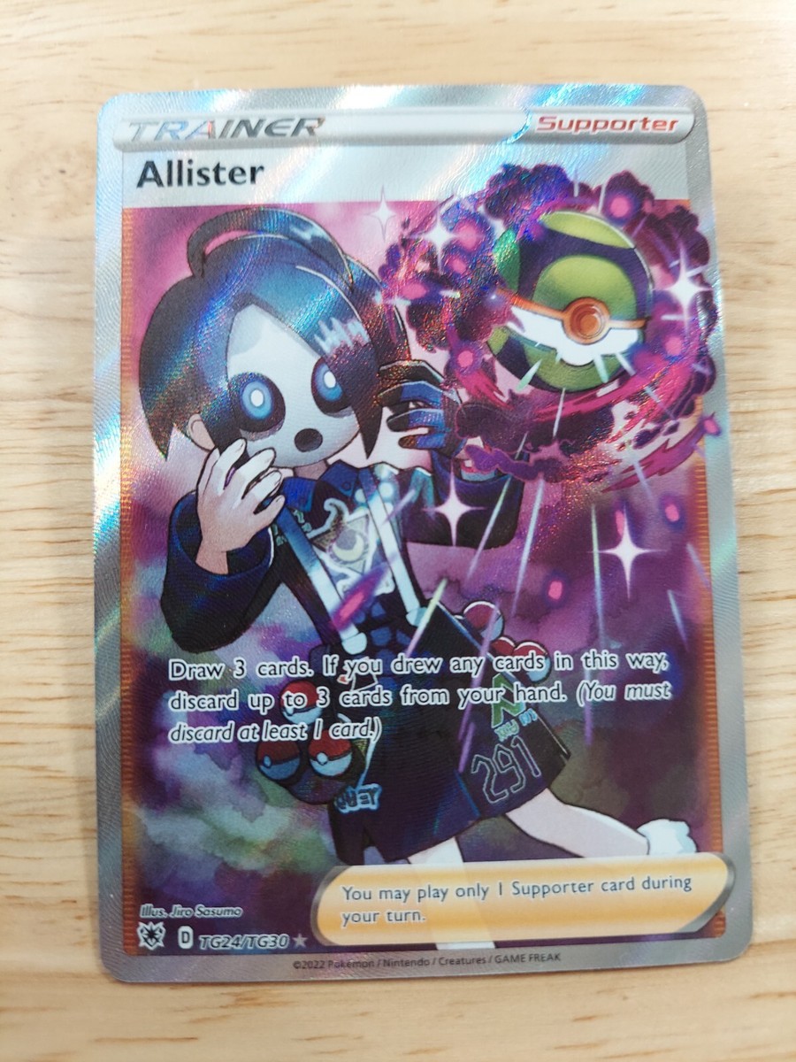 Allister TG24/TG30 Astral Radiance Trainer Gallery NM Ultra Rare Pokemon Card Allister TG24/TG30 Astral Radiance Trainer Gallery NM Ultra Rare Pokemon Card