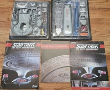Eaglemoss Hero Collector U.S.S. Enterprise NCC-1701-D Kit #1 & 2 & Magazine #1