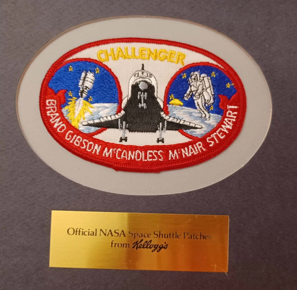 Official NASA Space Shuttle Patches (12) Collection framed from Kellogg |  eBay