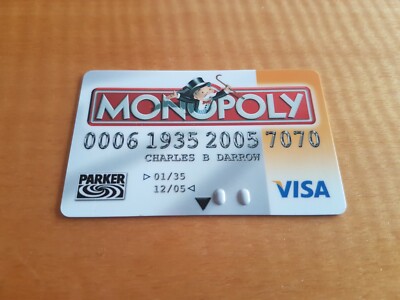 Monopoly Here & Now Electronic Banking Ersatz/Ersatz Orange Bank/Kreditkarte