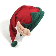 Wishpets Festive Red Elf Hat with Built in Ears Gets You in The Christmas Spirit