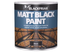 Image of Blackfriar BF0520001X1 Matt Black Paint 125ml