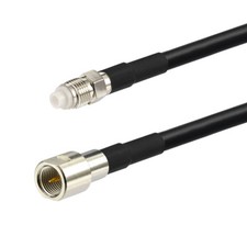 FME Female Jack to Male Plug Coaxial Pigtail Cable RG58 5M