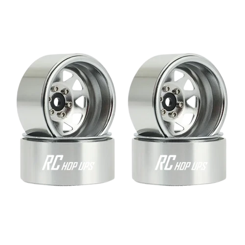 RC Hop Ups 1.9" CNC Steel Deep Dish Beadlock Wheels (4) - Image 3 of 4