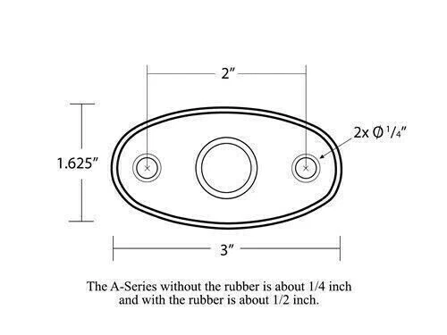 Kit de luces de roca rígidas 400203 - (4) LED blancos fríos serie A, ajuste universal Foto 2 de 4