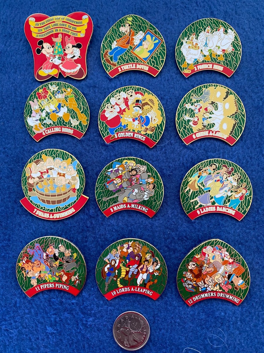 Walt Disney World Holiday 2000 Wreath - 12 Days of Christmas LE