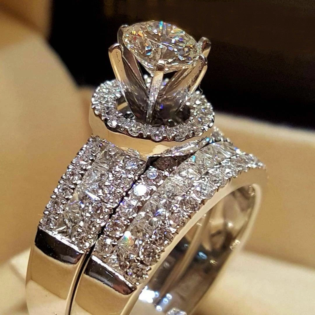 Ladies bridal ring sets deals