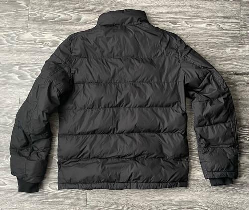 Tommy Hilfiger Entendaunen gefütterte Jacke schwarz durchgehender Reißverschluss Herren - Small - Bild 2 von 5