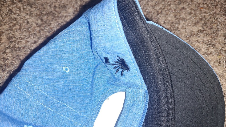 Pukka Rush Creek Golf Hat Snapback Blue White NWT eBay