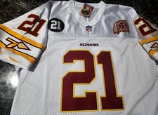 NEW w/TAG Washington Redskins #21 Sean Taylor Dual patch Stitched White Jersey