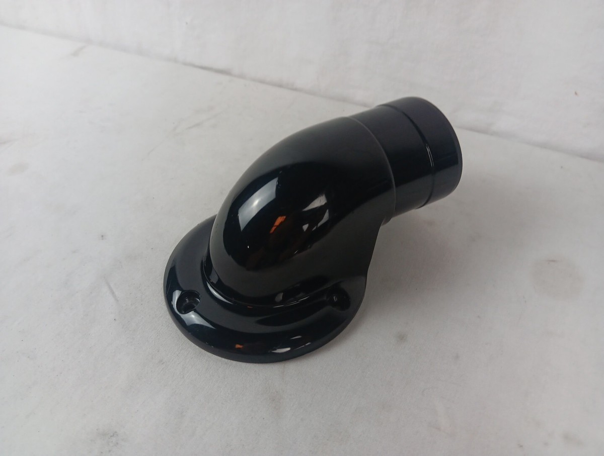 HARLEY DAVIDSON BLACK GLOSS CURVED AIR FILTER CLEANER INTAKE TUBE