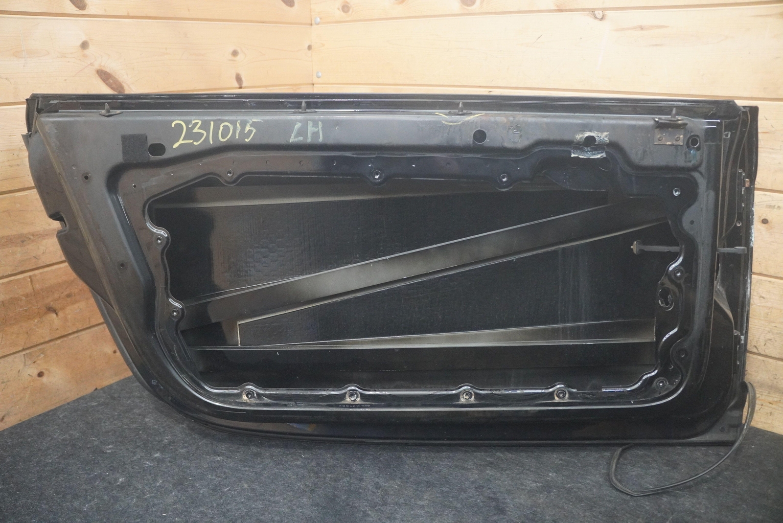 Front Left Driver Door Shell Beluga Black 3W8831055 Bentley Continental GT 2005