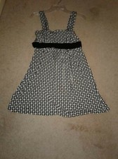 My Michelle M Geometric Design Dress Black  White Straps Beautiful