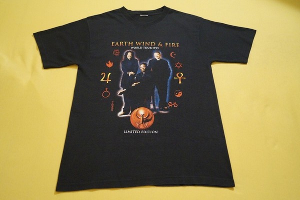EARTH, WIND & FIRE and BARRY WHITE Staying Power WORLD TOUR 1999 Size LARGE