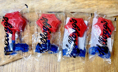 2002 Kellogg's Cereal Promotional Spider-Man Water Squirter Web Shooter set of 4
