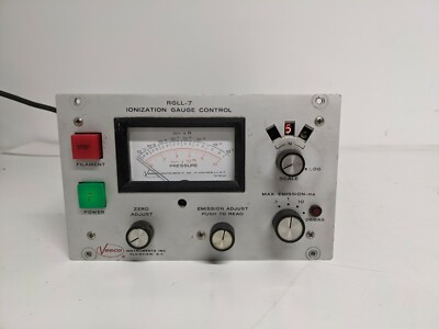 Veeco RGLL-7 Ionization Gauge Control, 115 VAC, 2 AMPS
