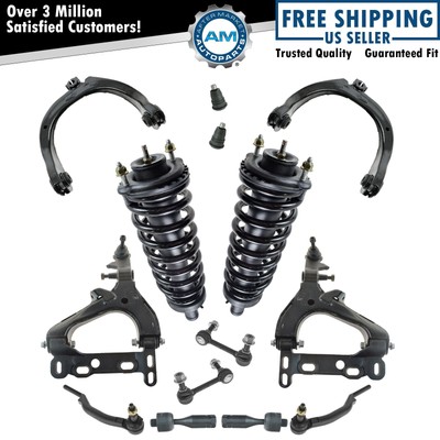 TRQ 12pc Steering Suspension Kit Strut Spring Assemblies Tie Rods Control Arms : Buy Online at Best Price in KSA - Souq is now