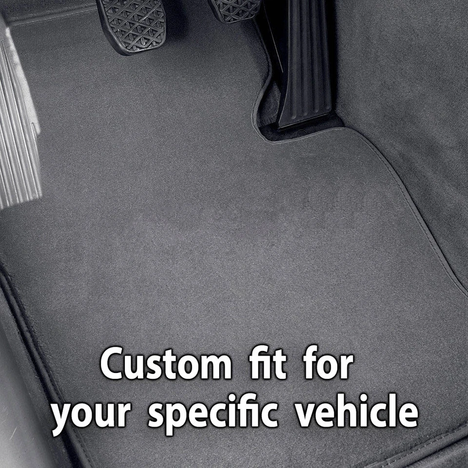 1992-1997 AM General Hummer - 4 pc Custom-Fit Carpet Floor Mats-Black - Image 2 of 4