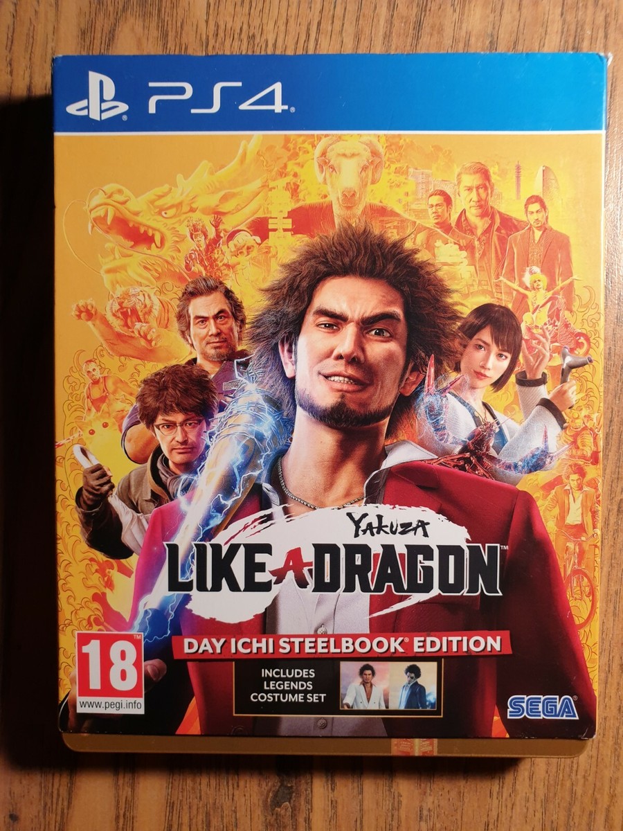 Yakuza Like A Dragon Day Ichi Steelbook Edition PS4 Playstation 4