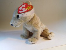 ++ GE967 ty Beanie Baby Bär Almond NEUzustan...