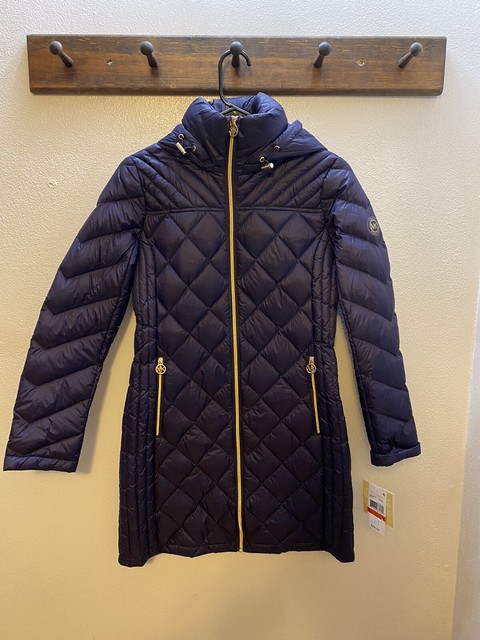 michael kors petite puffer coat