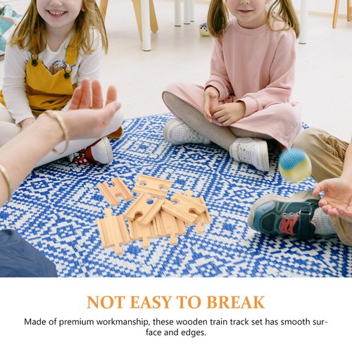 8pcs Wooden Train Track Supplies for Safe and Fun Railway Play - Picture 7 of 12