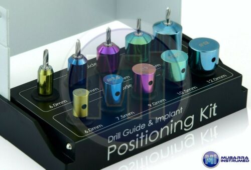 NEW Dental Drill Guide and Implant Positioning Kit Titanium Guided Surgery Pins - Foto 10 di 13