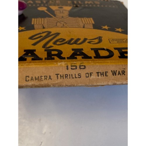 Vintage Castle Films News Parade • 8mm #156 Camera Thrills of the War Film - Picture 2 of 2