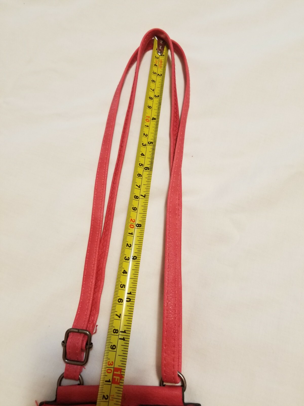 Crossbody Phone Wallet for Women Card Holder Purse RED Vegan Leather