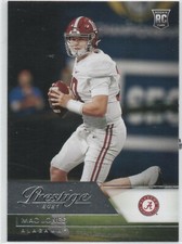 2021 Chronicles Draft Prestige #87 Mac Jones NEW ENGLAND PATRIOTS Rookie Card 35. rookie card picture